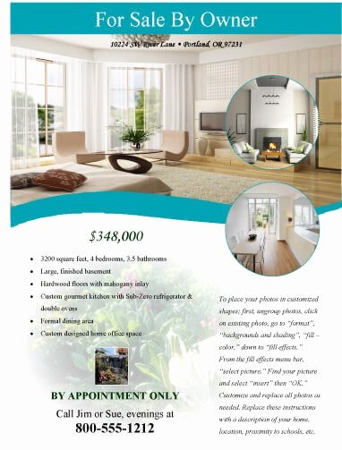 Home for Sale Flyer Awesome 14 Free Flyers for Real Estate [sell Rent]