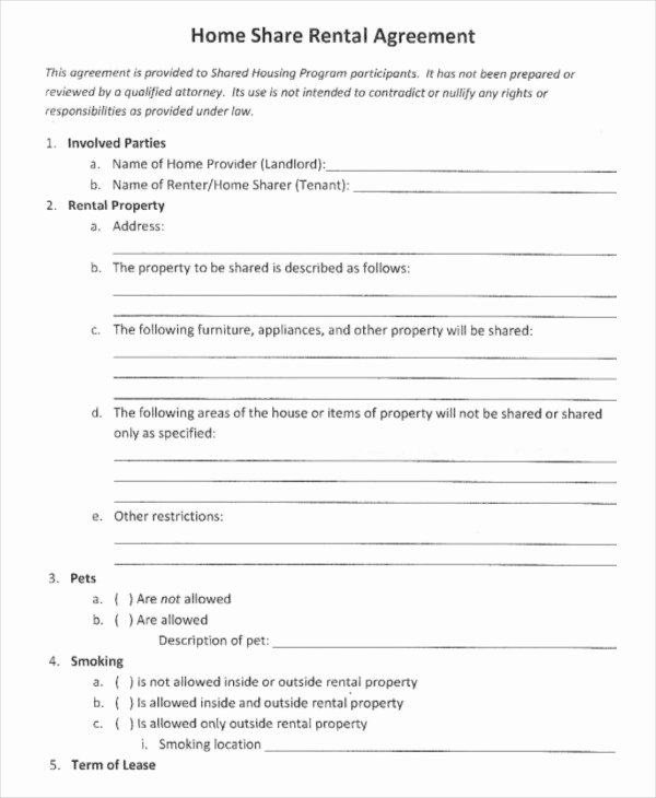 House Rental Agreement Template New House Rental Agreement 11 Word Pdf Documents Download