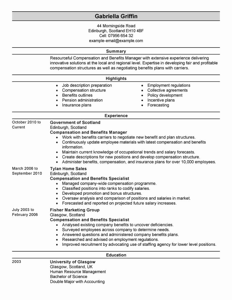 Human Resources Manager Resume Awesome 7 Amazing Human Resources Resume Examples