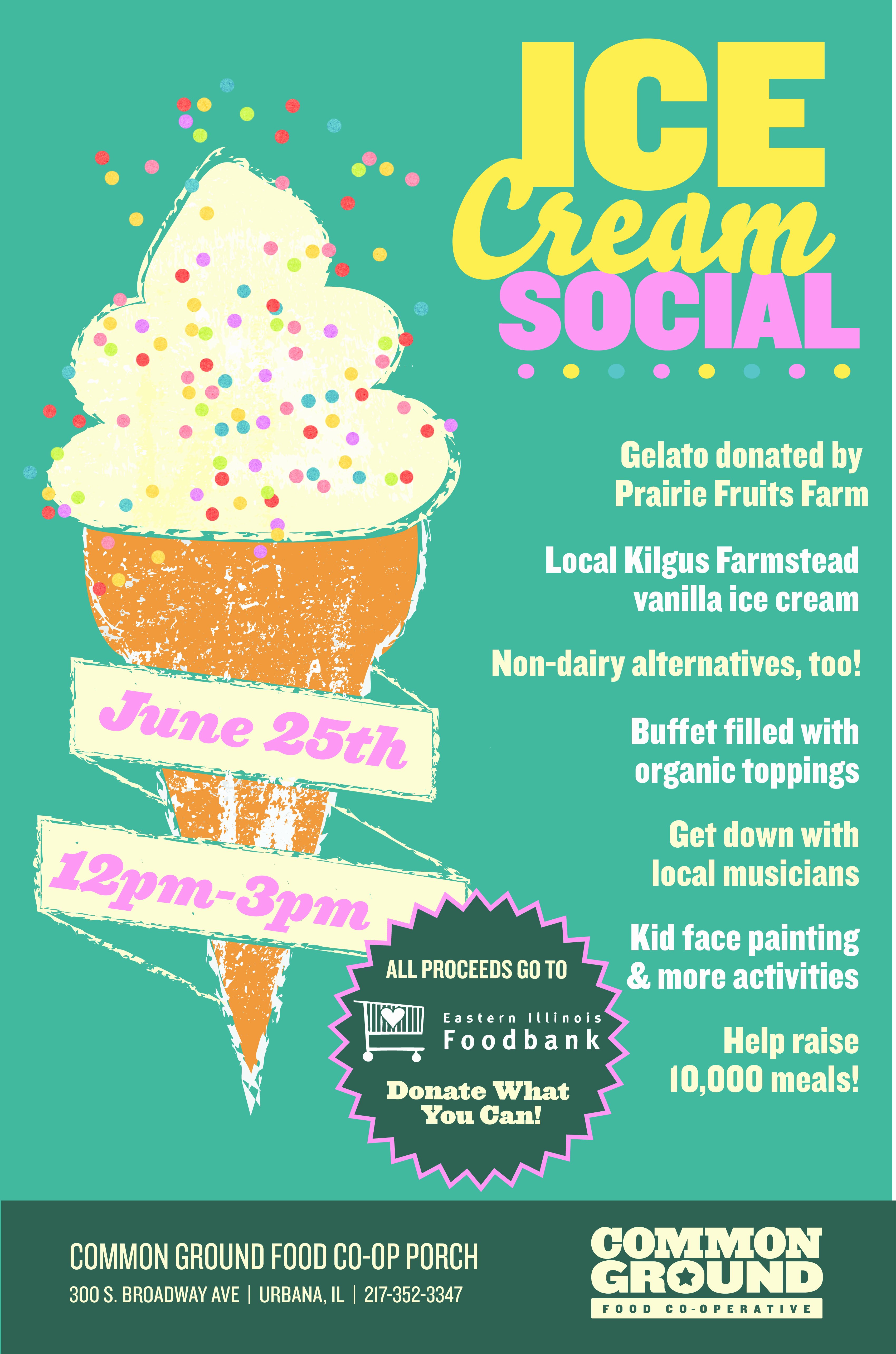 Ice Cream social Flyer Awesome Ice Cream social Fundraiser