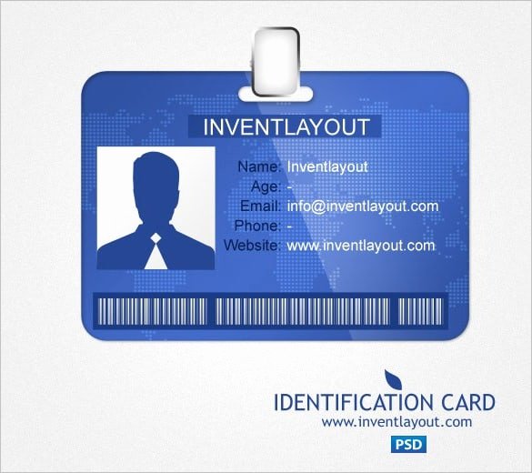 Id Card Template Word Fresh Id Card Templates Word Excel Samples