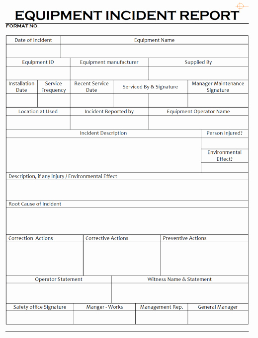 Incident Report Template Word Beautiful 10 Incident Report Templates Word Excel Pdf formats