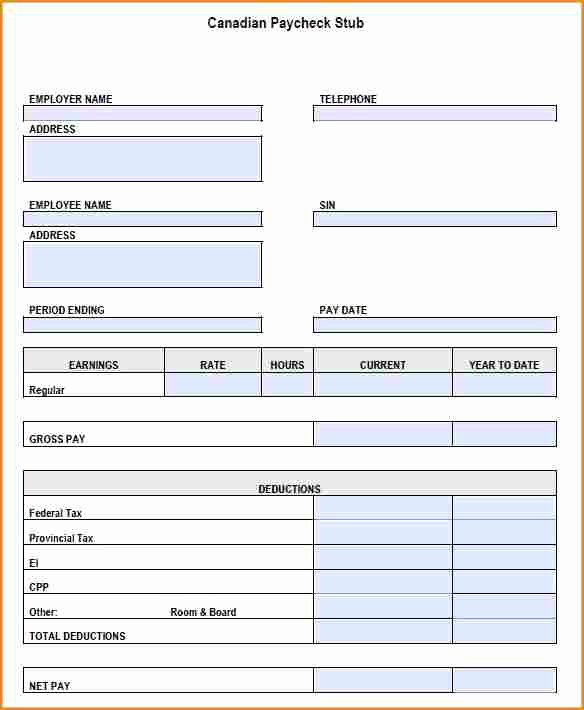 Independent Contractor Pay Stub Template New 5 Independent Contractor Pay Stub Template