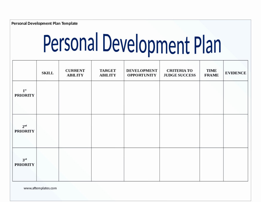 Contoh Individual Development Plan