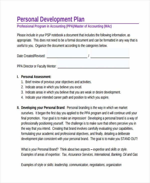 Individual Development Plan Examples Awesome 64 Development Plan Examples &amp; Samples In Pdf