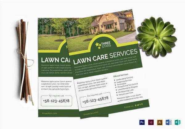 Lawn Care Flyer Template Awesome 29 Lawn Care Flyers Psd Ai Vector Eps