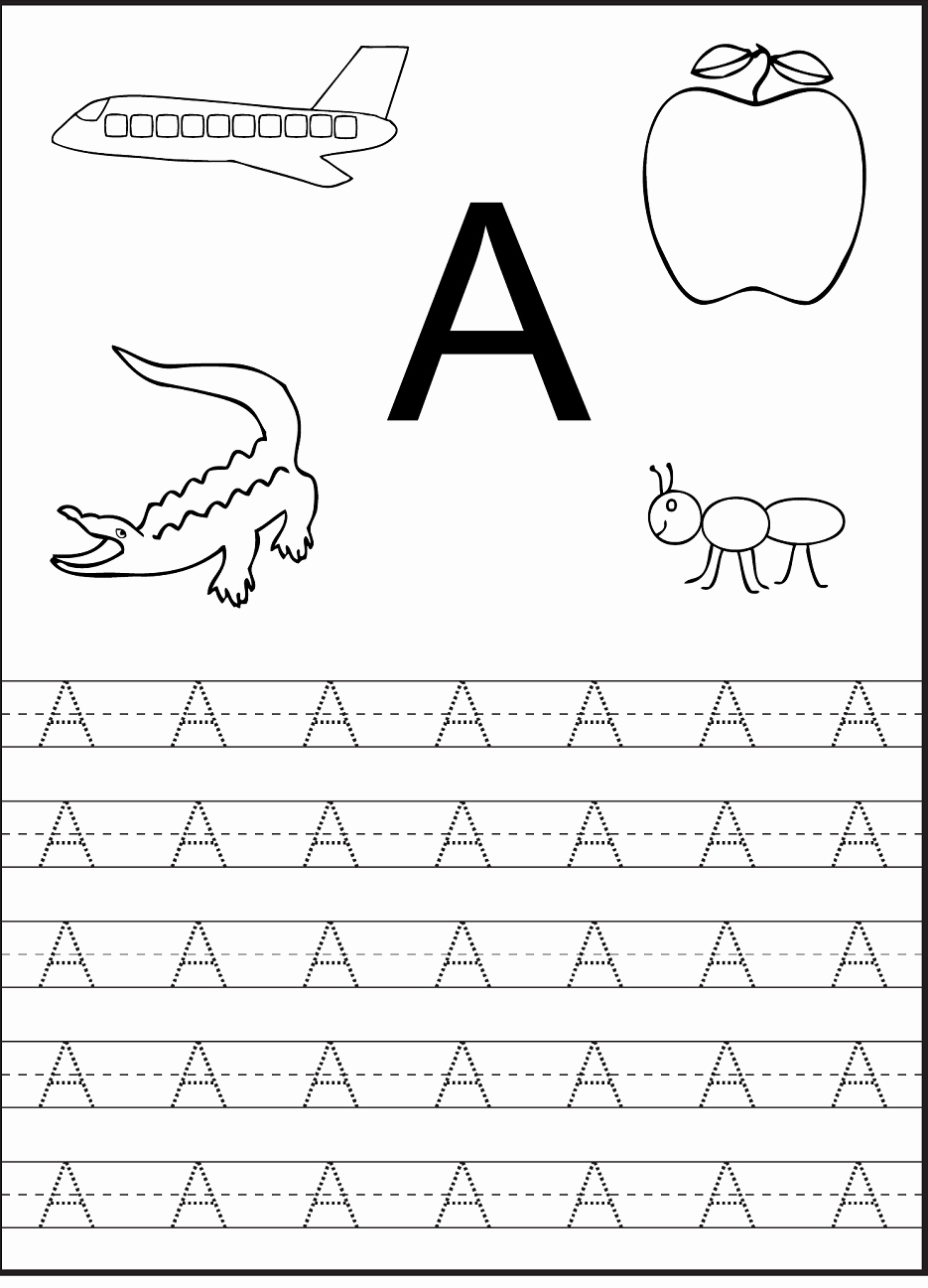 Letter A Printable Best Of Tracing the Letter A Free Printable
