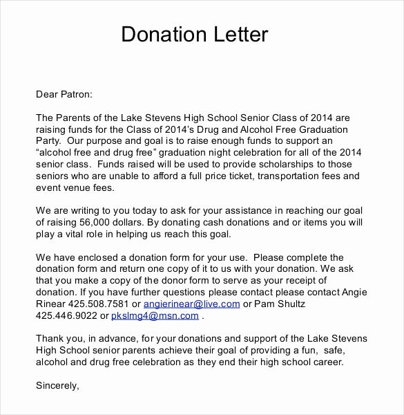 Letter asking for Donations Best Of 29 Donation Letter Templates Pdf Doc