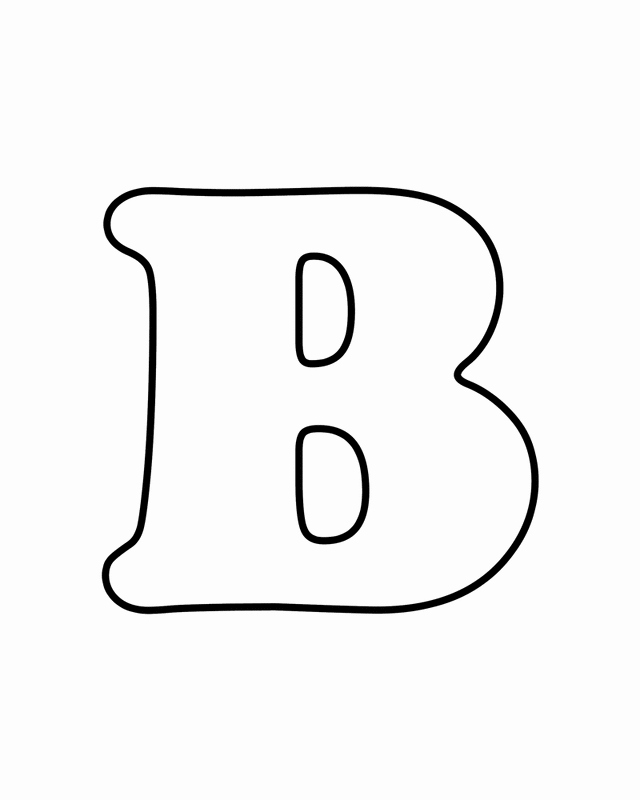 Letter B Printable Awesome Letter B Coloring Pages Preschool and Kindergarten