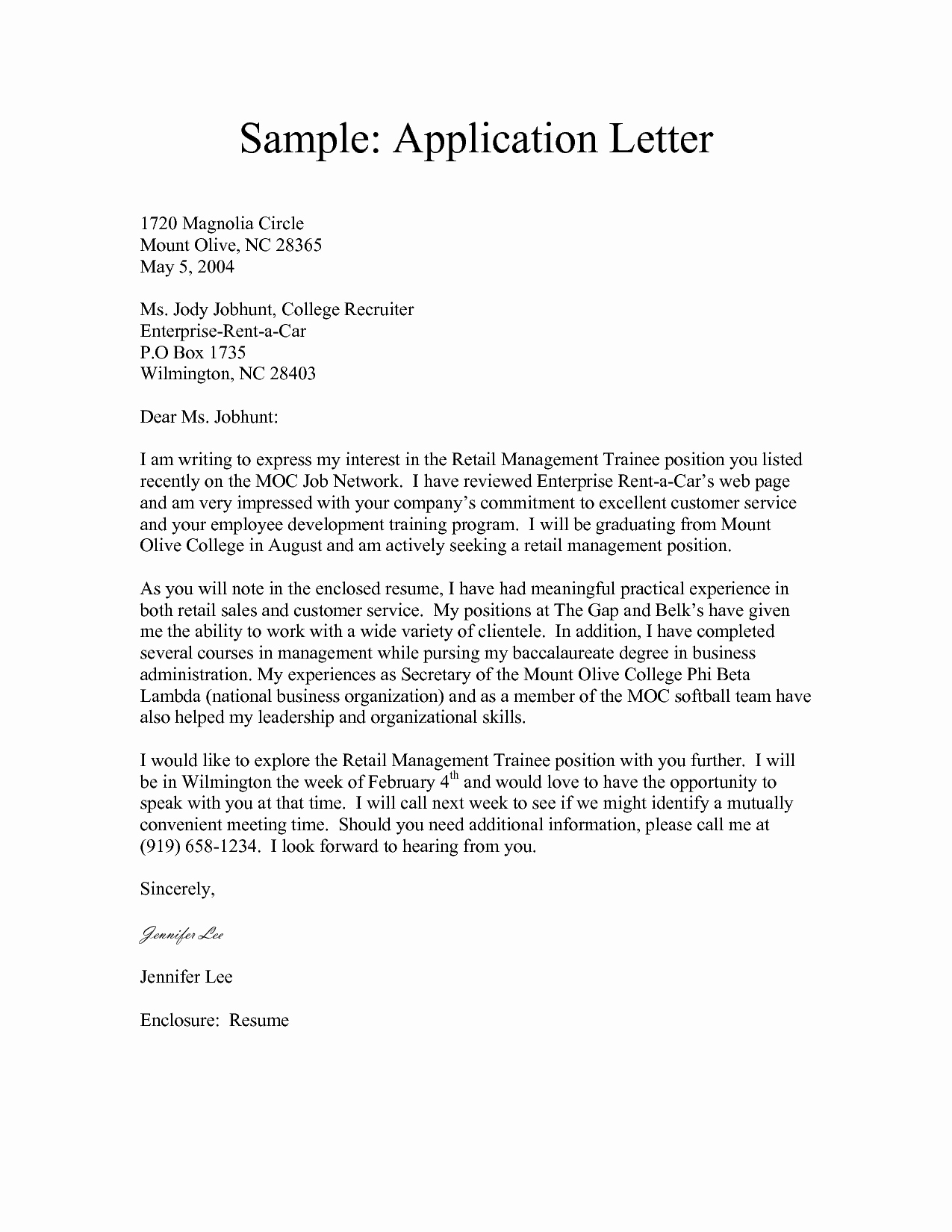 Letters Of Application Examples Beautiful Application Letters Download Pdf format