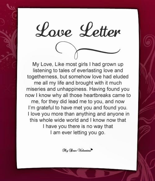 Love Letters to Him New Love Messages for Him From the Heart