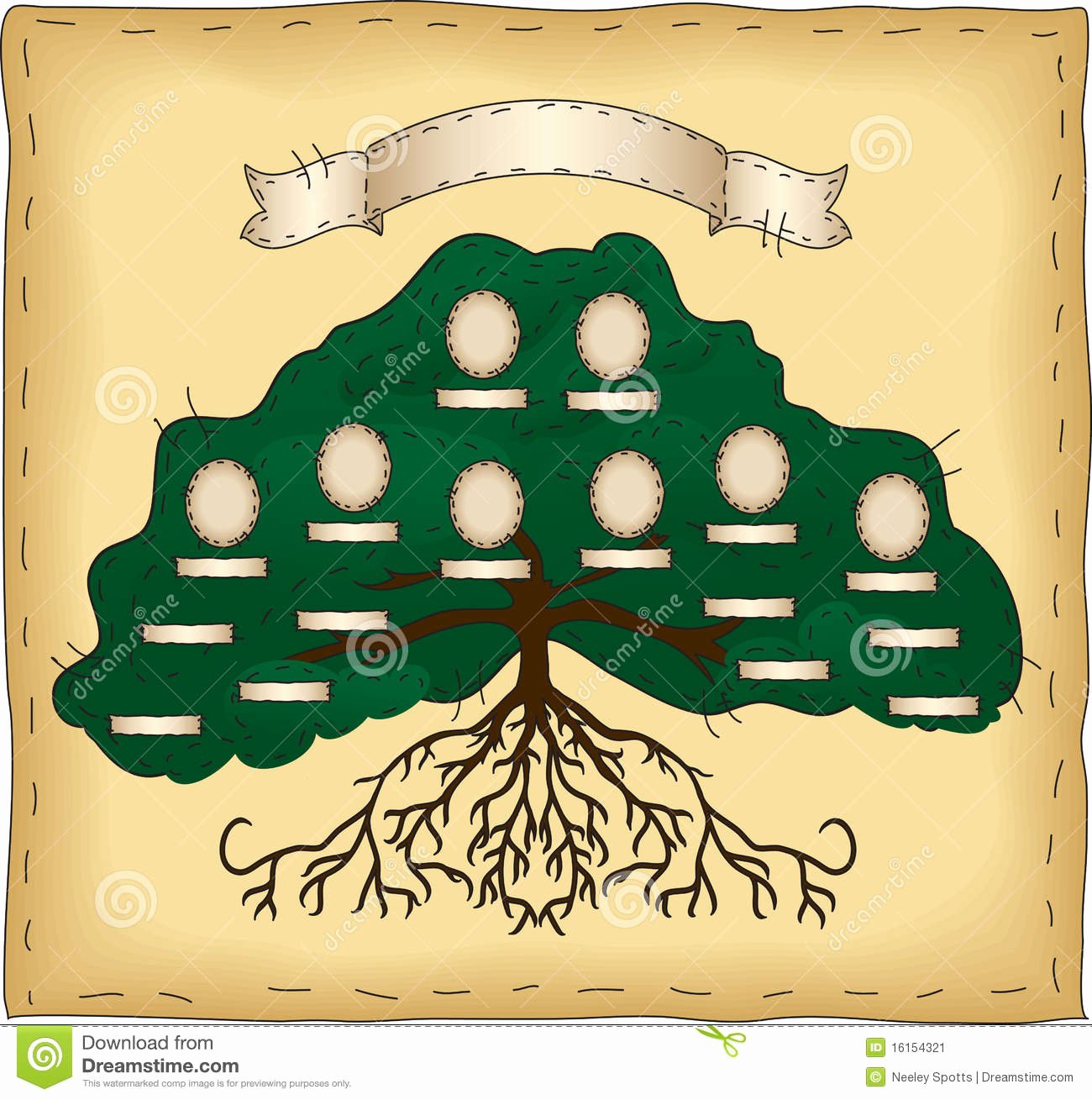 Make Your Own Family Tree Elegant Build Your Own Family Tree Stock Vector Illustration Of