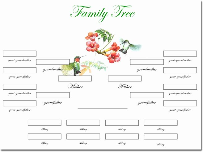 Make Your Own Family Tree Unique 21 Genogram Templates Easily Create Family Charts