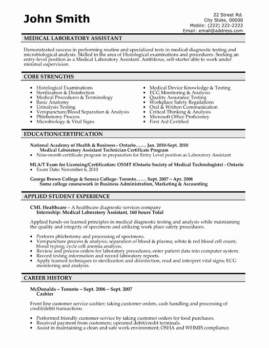Medical assistant Resume Template Inspirational Medical Cv Template Doctor Nurse Cv Medical Jobs
