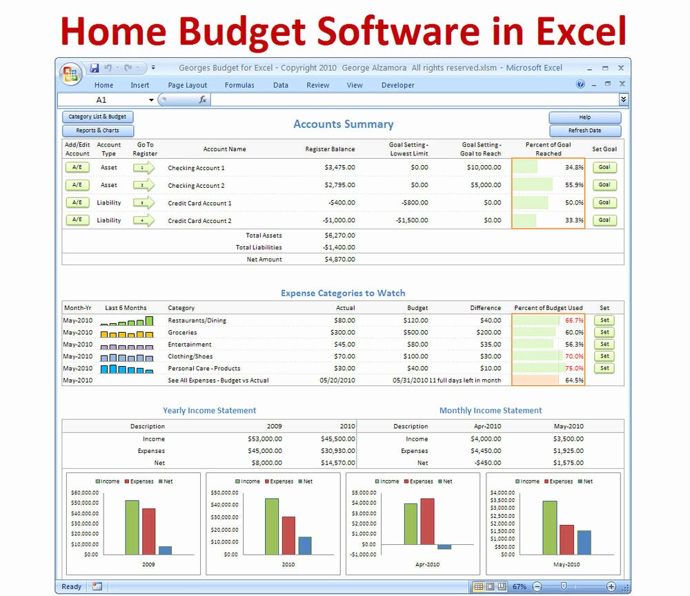 Monthly Budget Excel Template Inspirational Personal Bud Ing software Excel Bud Spreadsheet