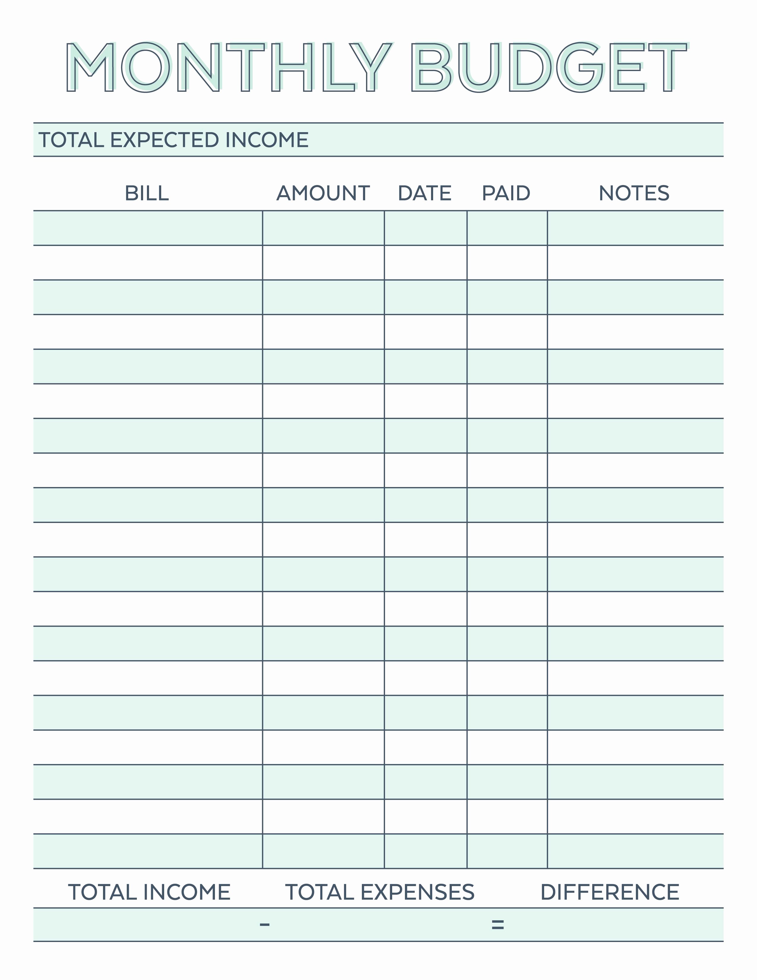 Monthly Budget Excel Template Lovely Pin by Melody Vliem On Printables