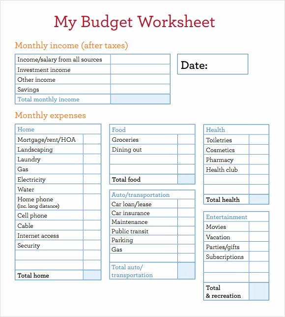 Monthly Budget Worksheet Pdf Unique Bud Worksheets In Spanish Bud Worksheet In Spanish