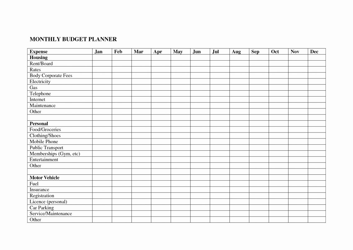 Monthly Budget Worksheet Printable Lovely Free Printable Monthly Bud Worksheets