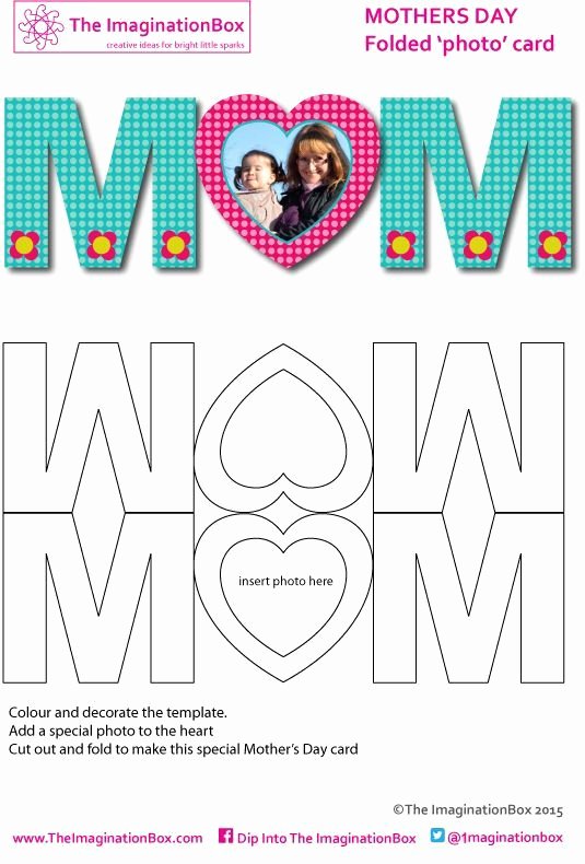 Mothers Day Card Template Best Of 17 Best Images About Mother S Day Crafts On Pinterest