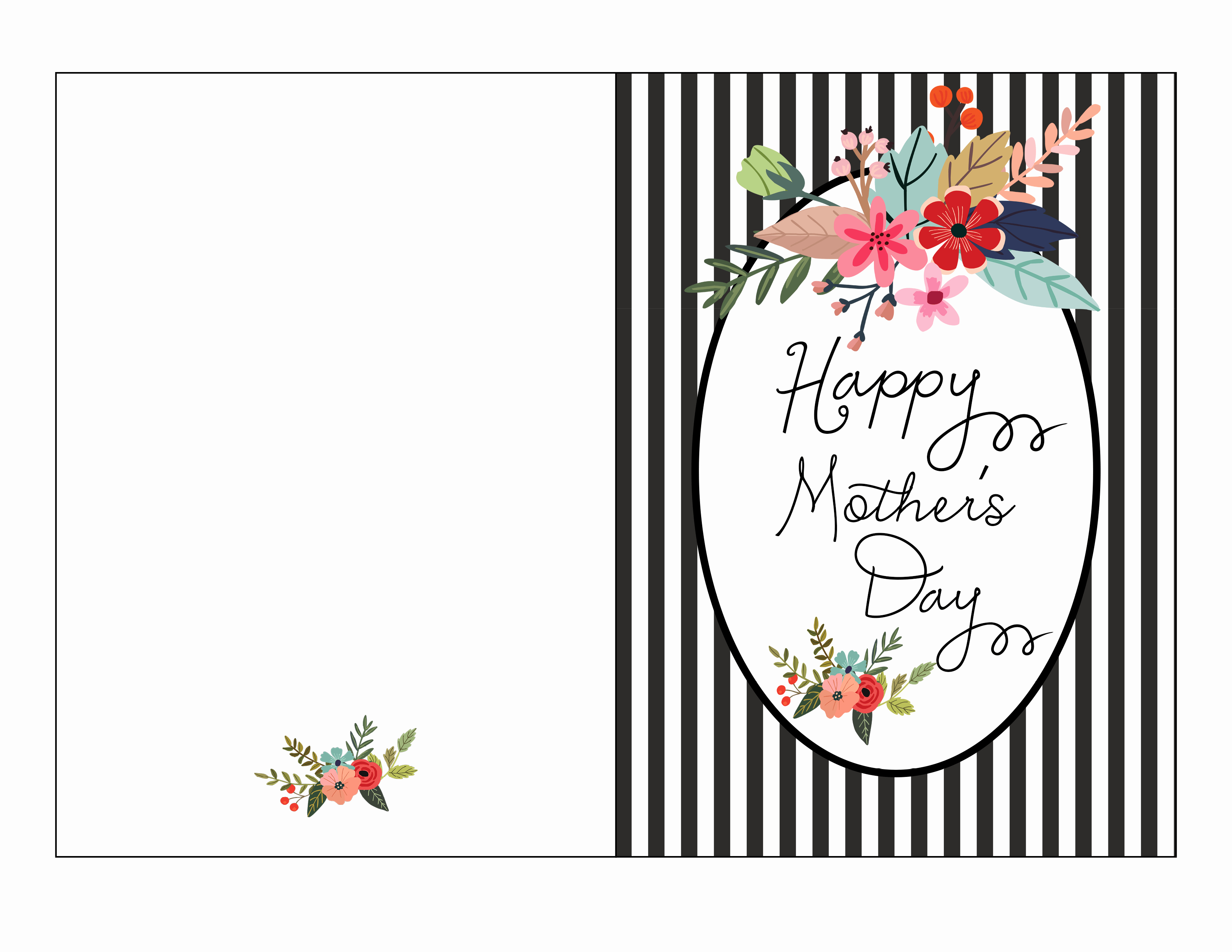 Mothers Day Card Template Lovely Free Mother S Day Card Printable Fab Fatale