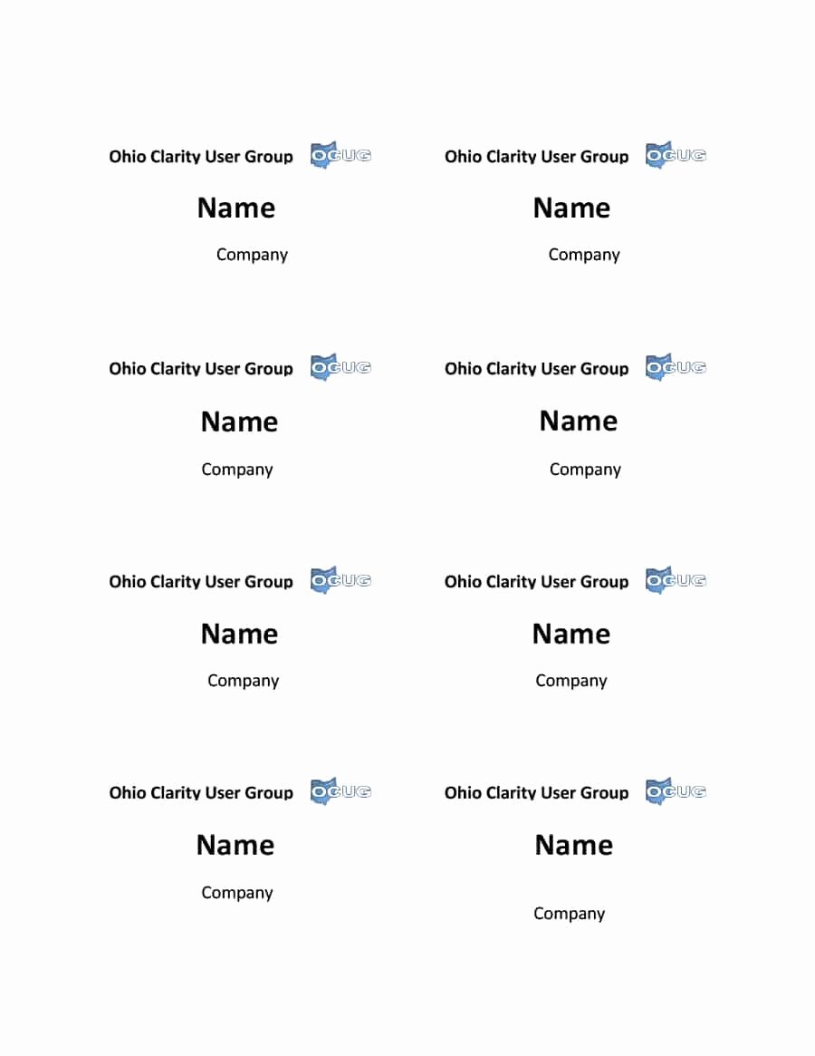 Name Tag Template Free Elegant 47 Free Name Tag Badge Templates Template Lab