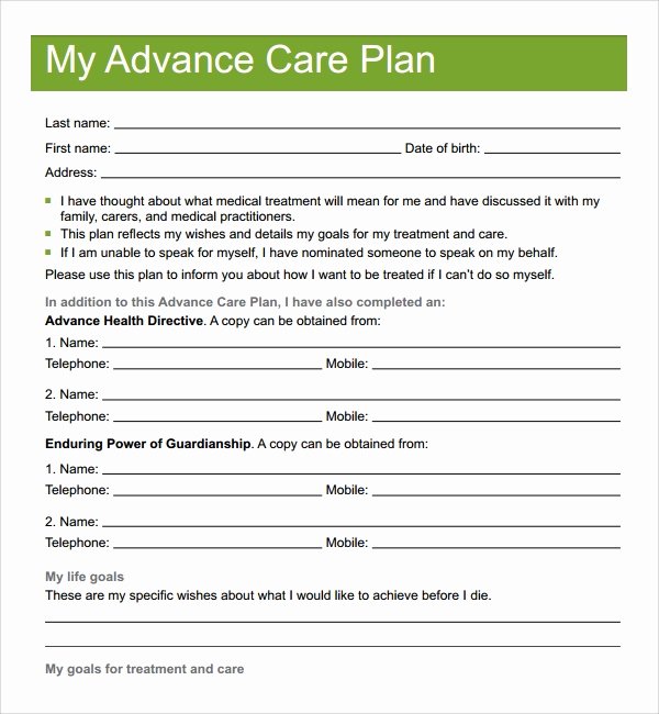 Nursing Care Plans Template Fresh Sample Care Plan Template 17 Documents In Pdf Word