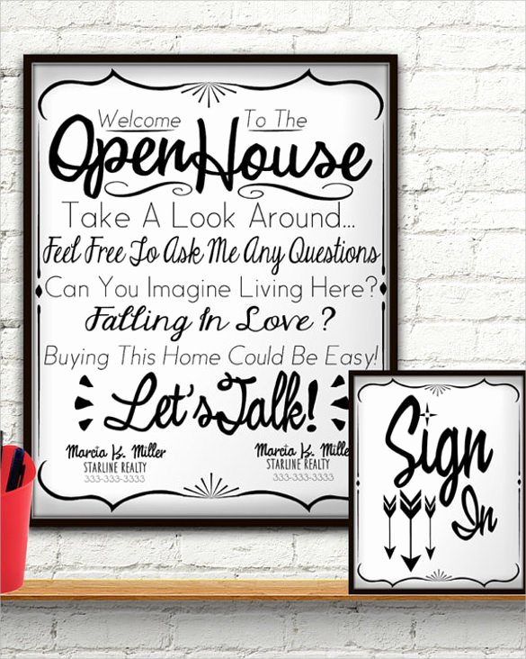 Open House Flyers Template Awesome 23 Open House Flyers Word Ai Psd Eps Vector