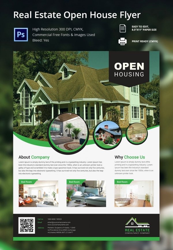 Open House Flyers Template Awesome 67 Business Flyer Templates – Free Psd Illustrator