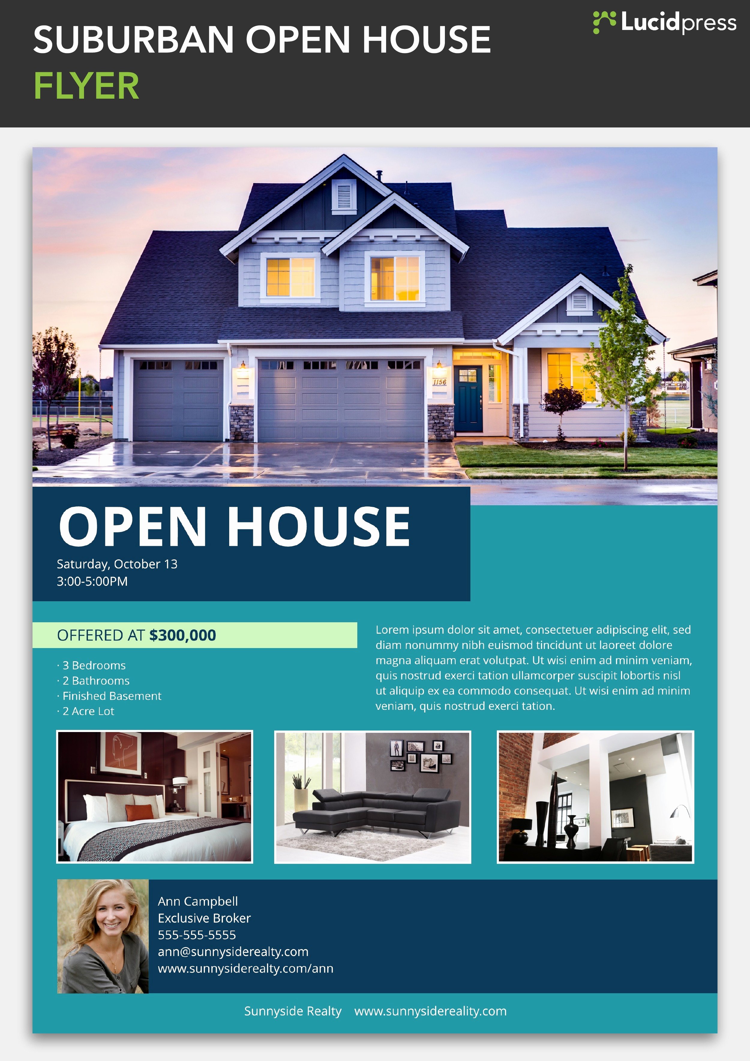 Open House Flyers Template Awesome How to Build A social Media Campaign for Real Estate
