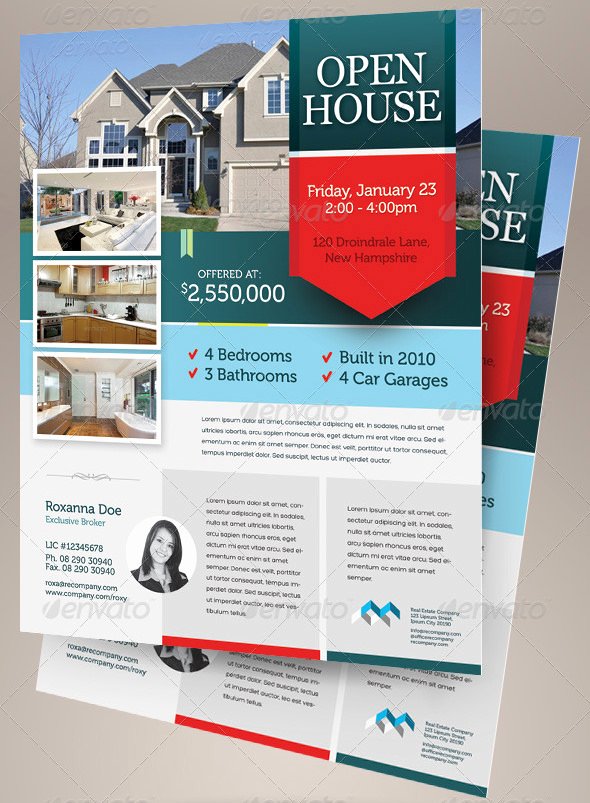 Open House Flyers Template Beautiful 42 Open House Flyer Templates Word Psd Ai Eps Vector