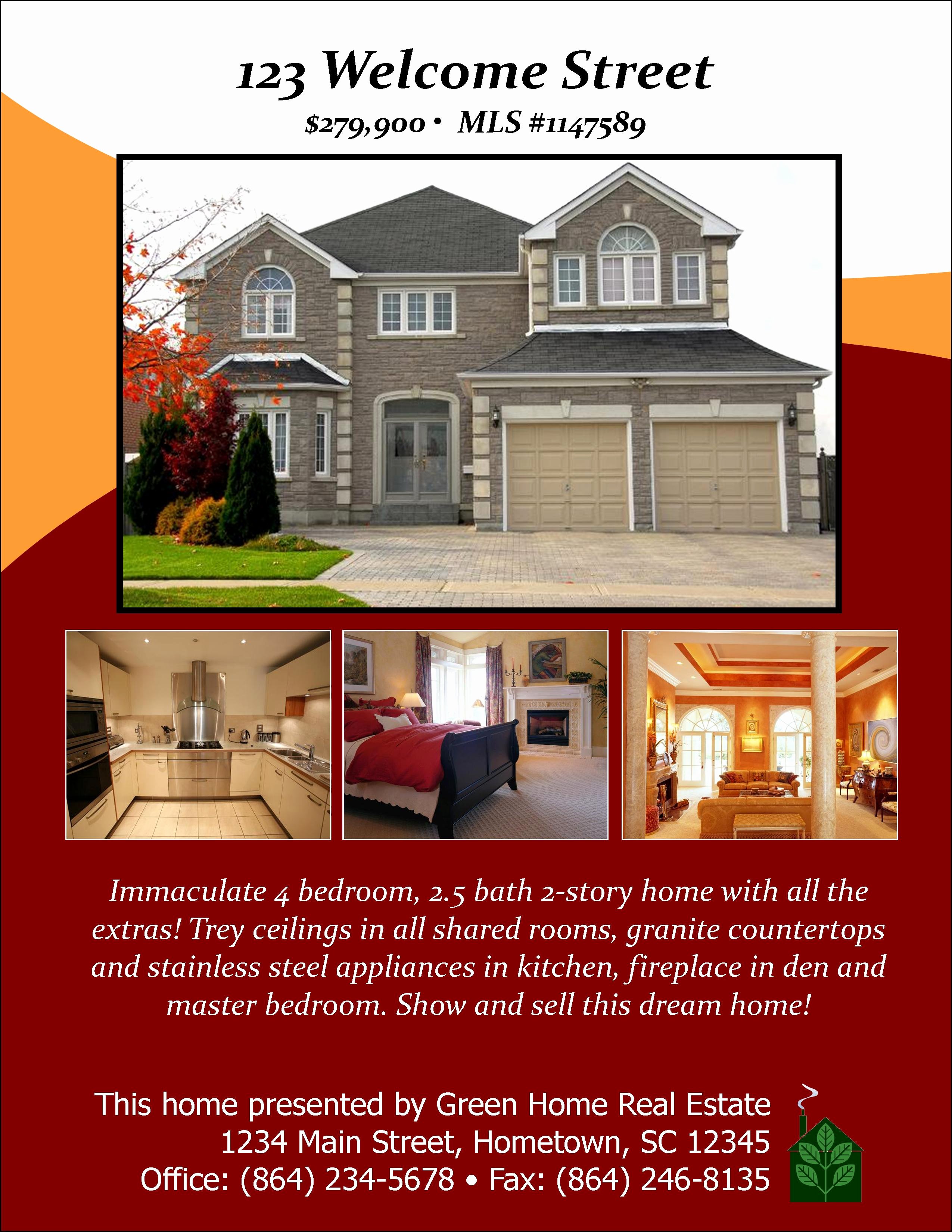 Open House Flyers Template Best Of Sample Flyer Designs