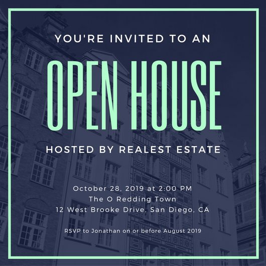 Open House Invitation Templates Inspirational Open House Invitation Templates Canva