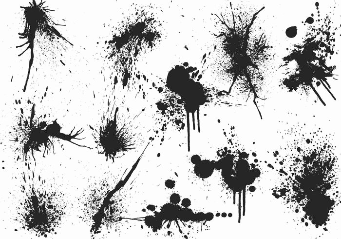 Paint Splatter Brush Photoshop Beautiful Ink Drop and Spray Paint Brushes Pack Free Shop