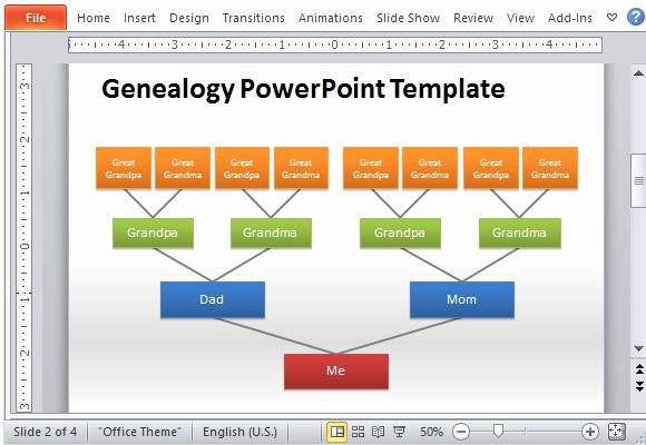 Powerpoint Family Tree Template Fresh Genealogy Tree Powerpoint Template