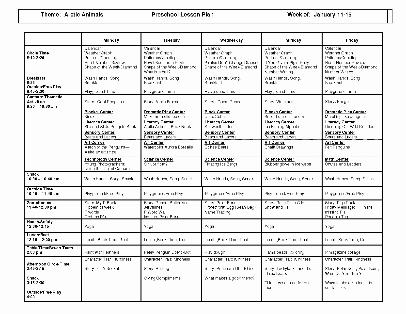 Pre Kindergarten Lesson Plan Template Awesome Pin by Mallory Gann On Future Teaching Ideas