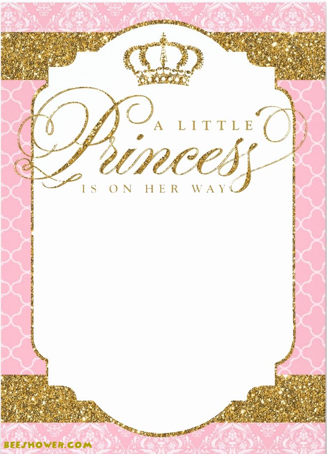 Princess Baby Shower Invitations Fresh Princess themed Baby Shower Ideas