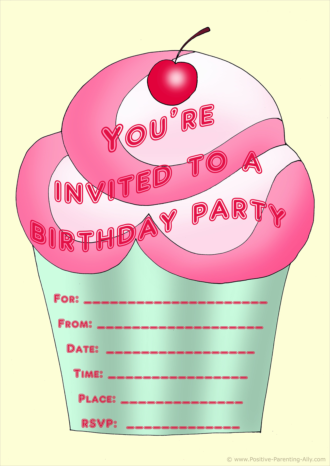 Printable Birthday Party Invitations Awesome Free Birthday Party Invites for Kids In High Print Quality