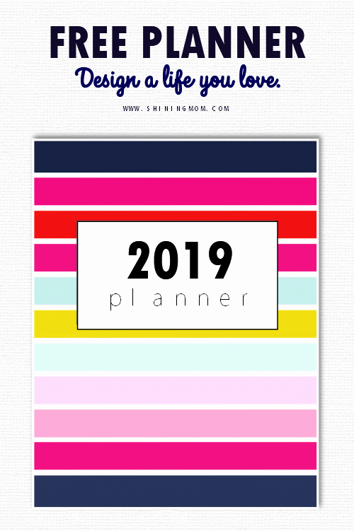 Printable Daily Planner 2019 New Free Planner 2019 Design A Life You Love