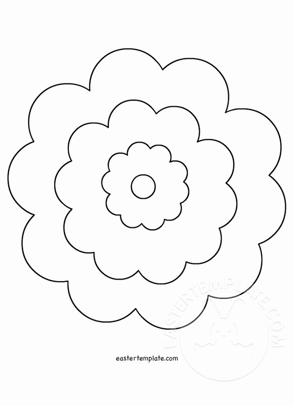Printable Flower Template Cut Out Beautiful Flower Cut Outs Printable