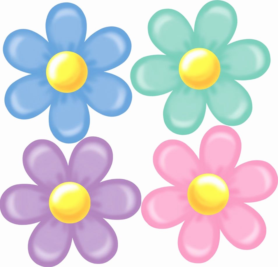 Printable Flower Template Cut Out Beautiful Retro Flower Cutouts Set Of 4 14&quot; Buy Line at