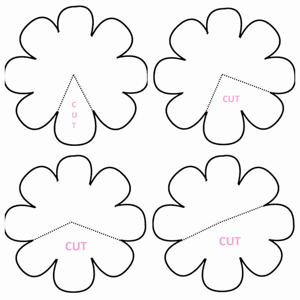 Printable Flower Template Cut Out Best Of Flower Template Printable Cliparts