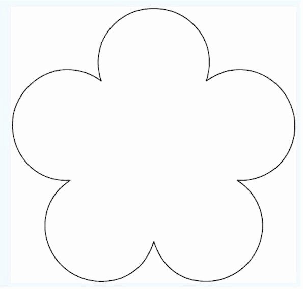 Printable Flower Template Cut Out Best Of Flower Template Wallpapershdi