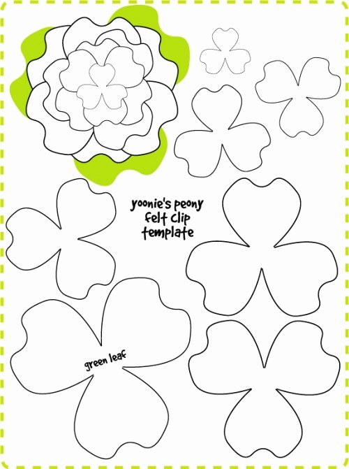 Printable Flower Template Cut Out Elegant How to Make Felt Flowers 37 Diy Tutorials