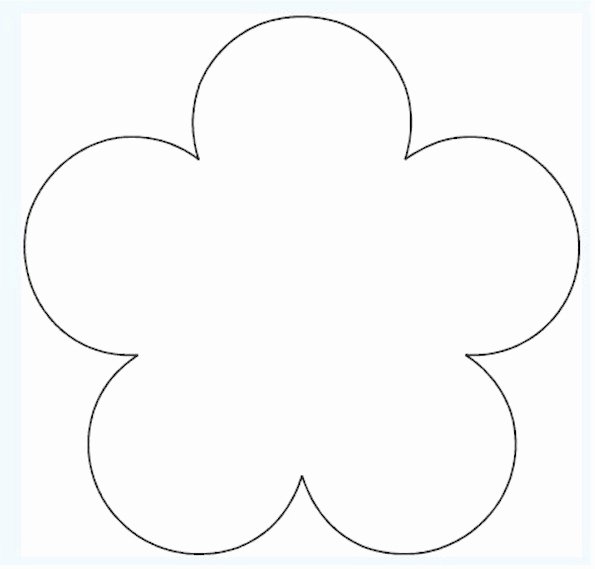 Printable Flower Template Cut Out Luxury Free Printable Flower Templates Clipart
