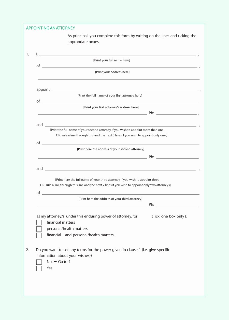 Printable Power Of attorney Unique 50 Free Power Of attorney forms &amp; Templates Durable