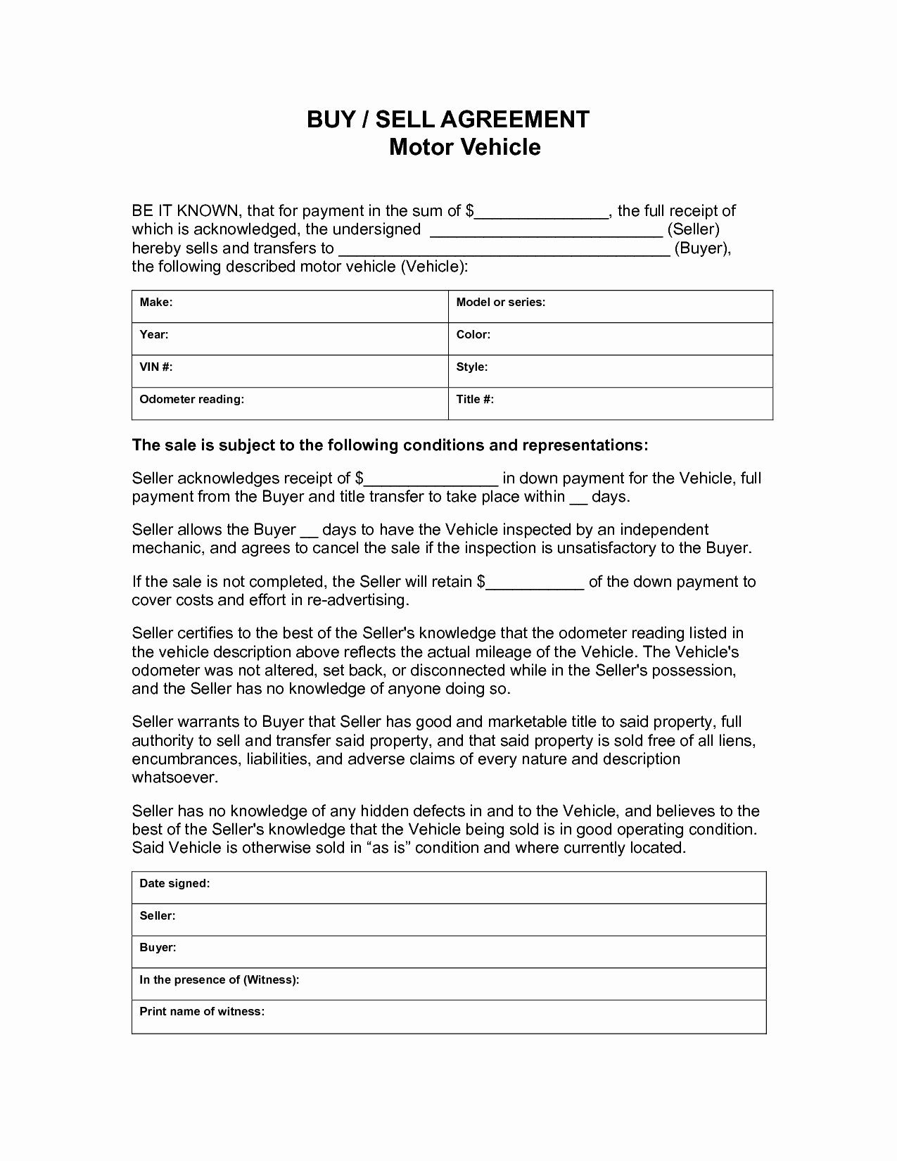 Printable Vehicle Purchase Agreement Lovely 50 Special Vehicle Purchase Agreement with Monthly