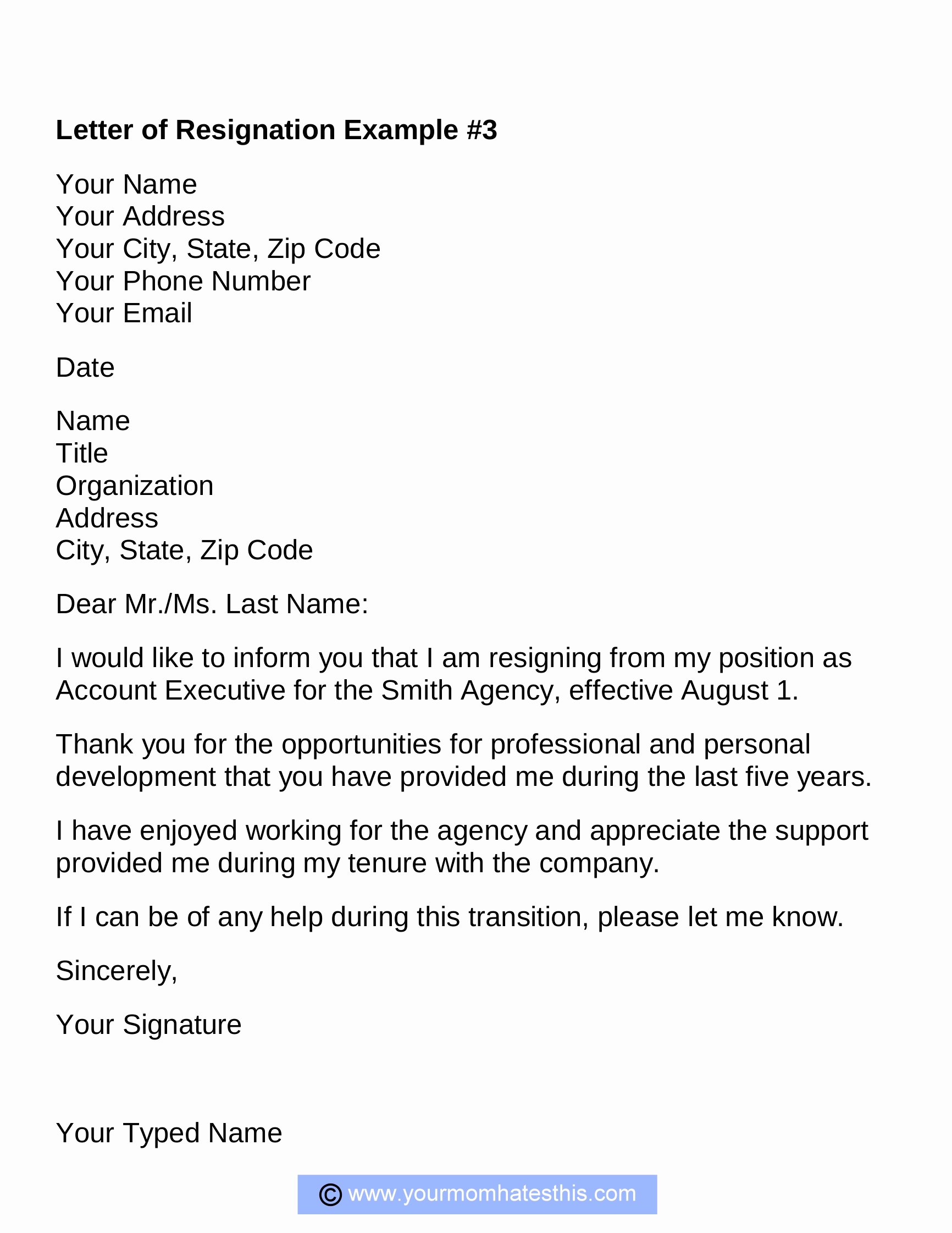 Professional Letter Of Resignation Awesome Resignation Letter Samples Download Pdf Doc format