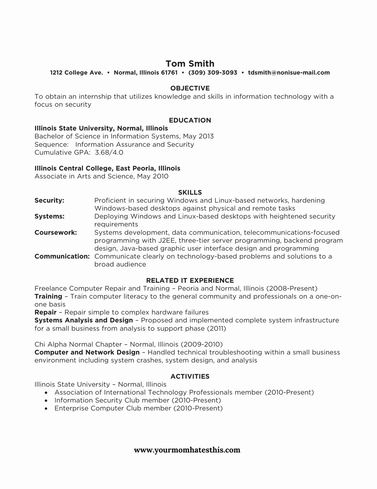 Professional Resume Template Free Inspirational formal Resume Template Printable Resume format