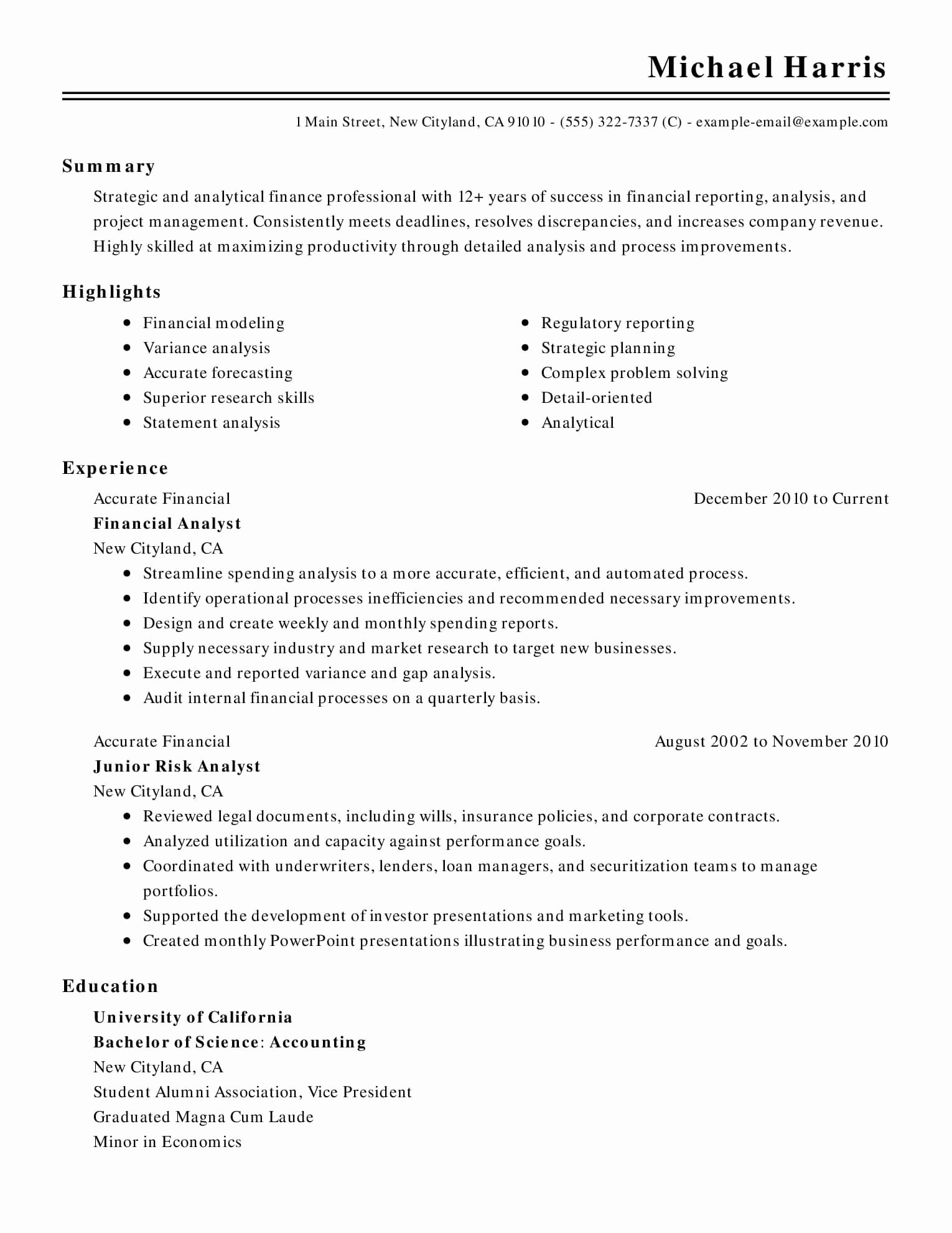 Professional Resume Template Word Unique 15 Of the Best Resume Templates for Microsoft Word Fice