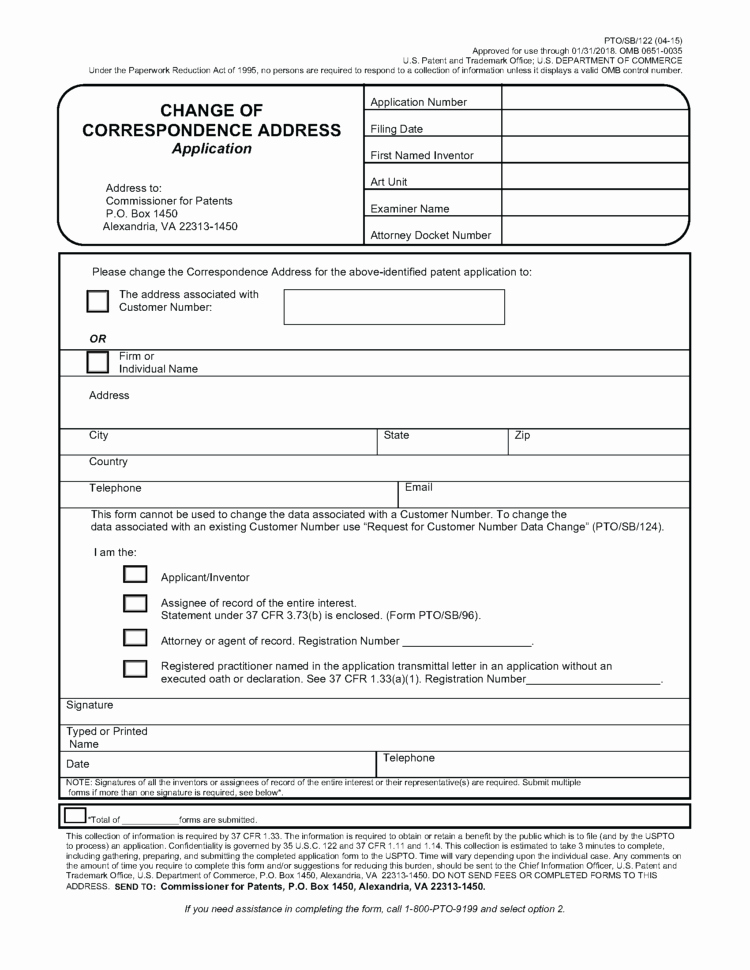Provisional Patent Application form Unique Provisional Patent Application form Application for